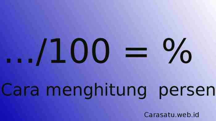 cara menghitung 2 5 persen terbaru