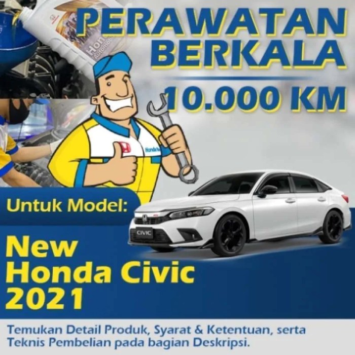 perawatan berkala 10.000 km