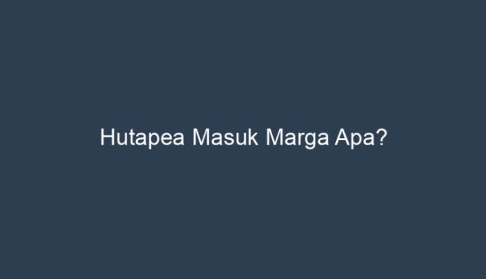 marga batak suku daftarnya kaskus