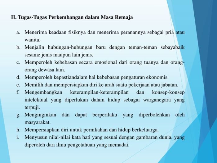 tugas tugas perkembangan peserta didik terbaru