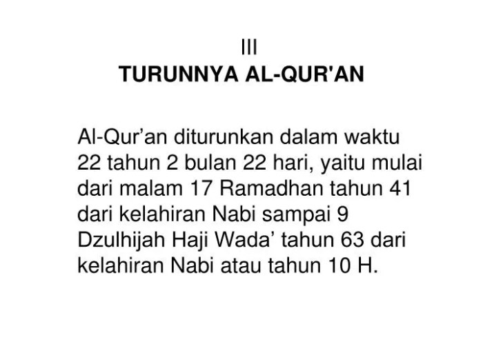 proses turunnya al quran terbaru