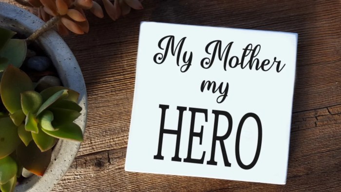 my mom is my hero artinya