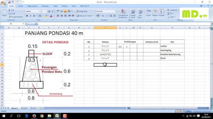 cara menghitung volume semprot