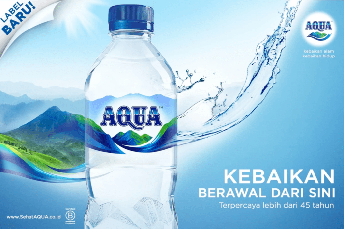 contoh gambar iklan aqua terbaru