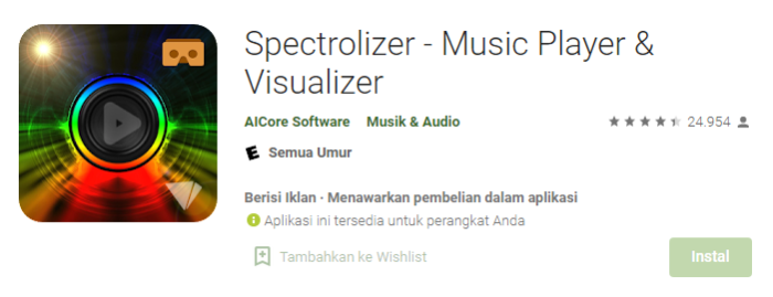 aplikasi membuat spectrum di android