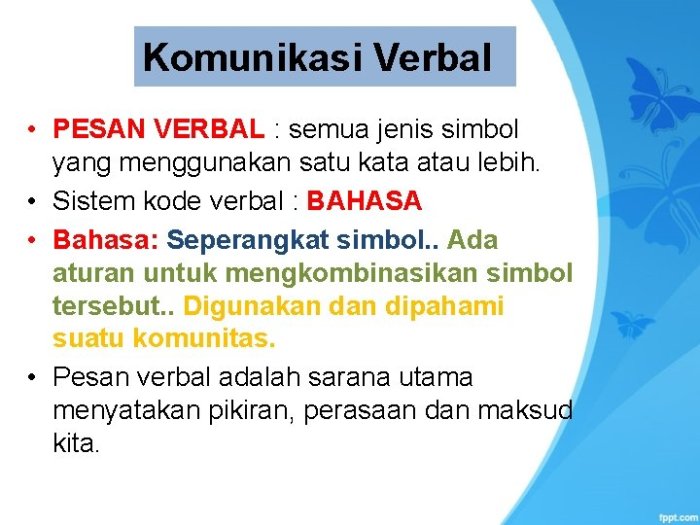 contoh kata verbal bahasa inggris