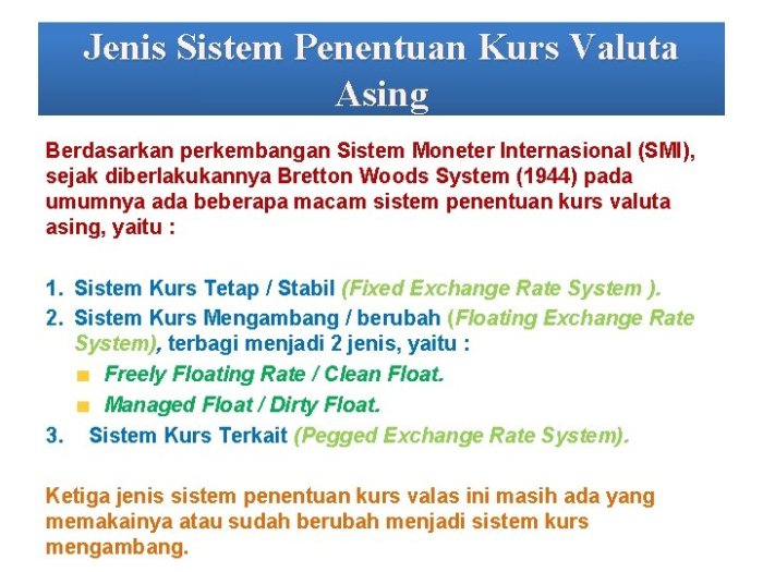 Moneter sistem internasional