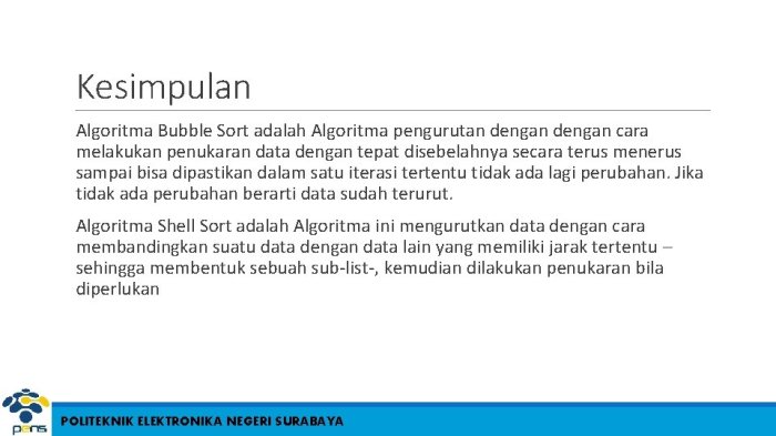 uraikan tentang analogi bubble sort