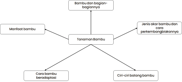 peta pikiran tanaman bambu