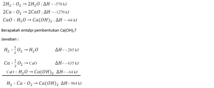 entalpi tabel pembentukan standar perubahan berikut sajikan senyawa