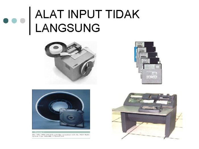 alat input tidak langsung terbaru