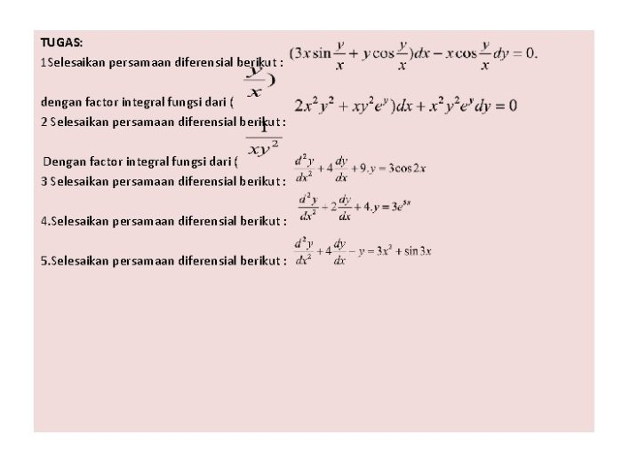 persamaan diferensial biasa kalkulus