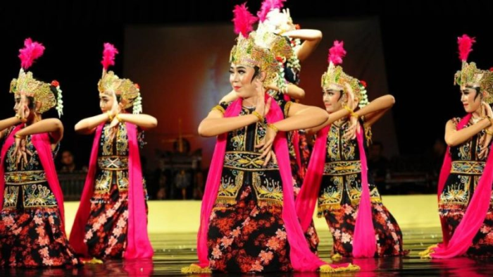 pola lantai tari manuk rawa terbaru