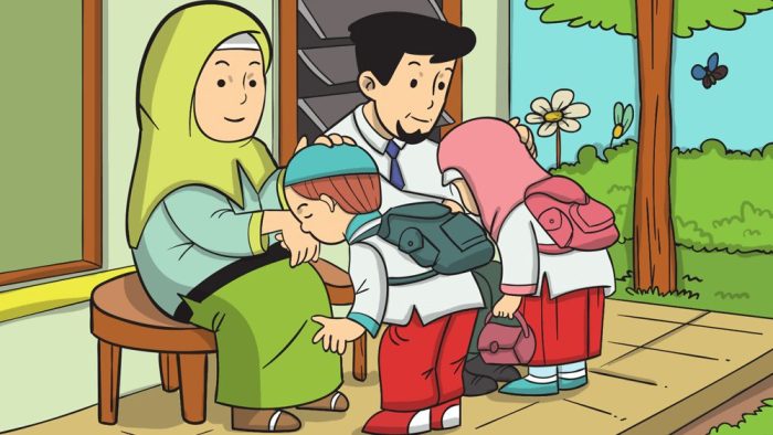 tua kasih sayang berbakti renungan contoh puisi naskah syair anaknya kisah terhadap pendek