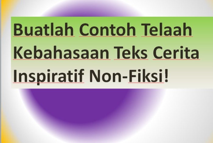 inspiratif cerita teks strukturnya beserta berbagai serupa ibu isi daftar