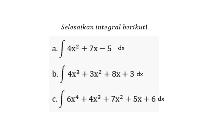 cara mengerjakan integral tentu terbaru