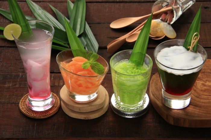 minuman tradisional yang dimodifikasi