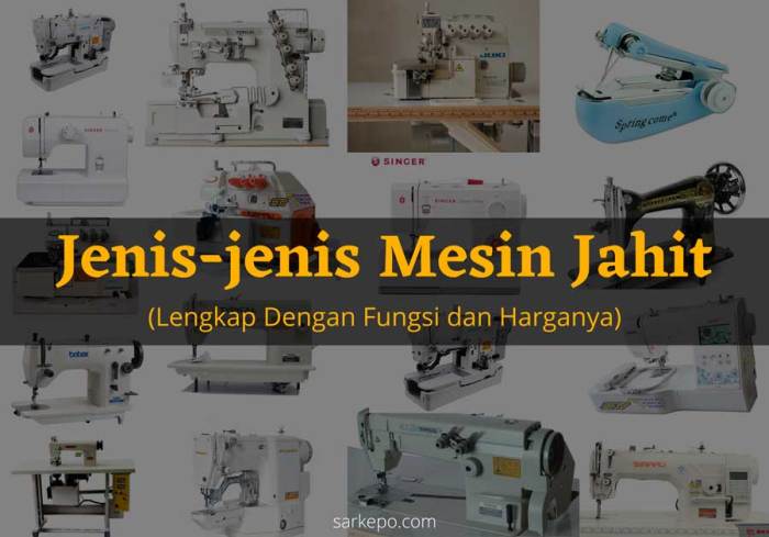 mesin jahit fungsi bahagian khb ert