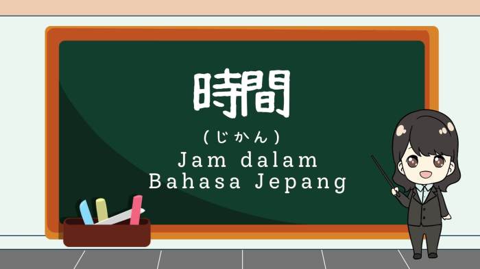 jikan dalam bahasa jepang