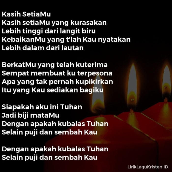 lirik lagu rohani terima kasih tuhan terbaru