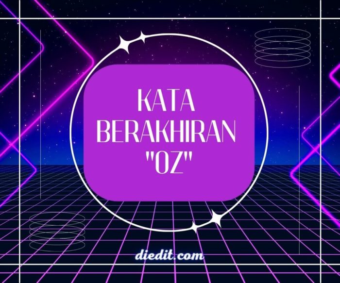 kata yang belakangnya ah terbaru