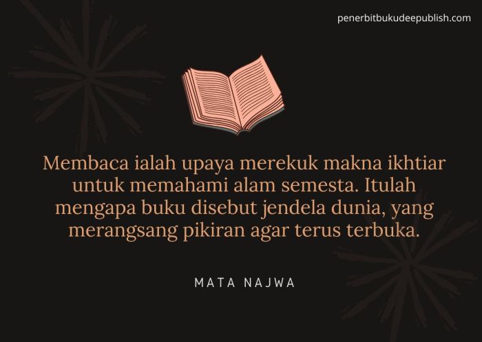 kata kata buku adalah jendela dunia