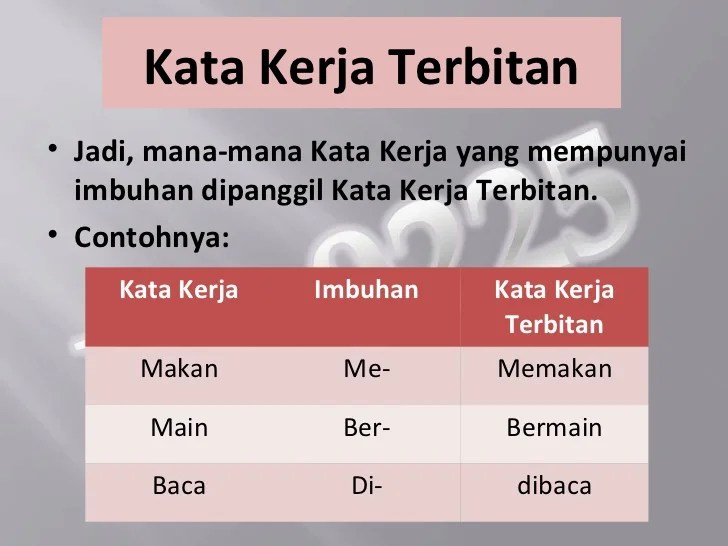 kata kerja rasional adalah