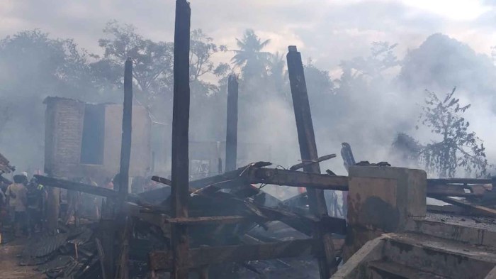 kebakaran rokok pangandaran gegara diduga puntung