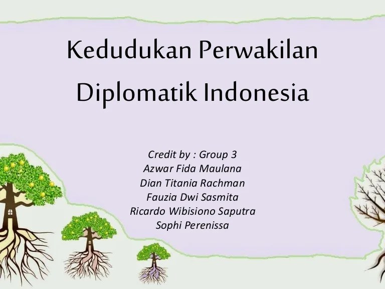 kedudukan perwakilan diplomatik indonesia terbaru