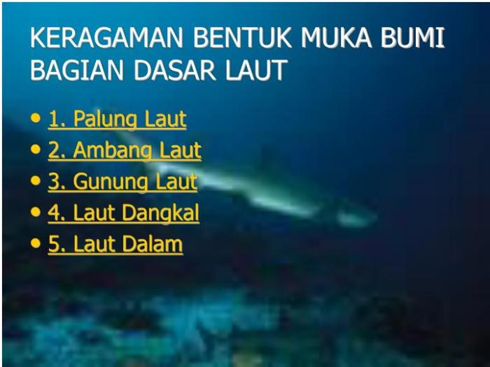 keragaman bentuk muka bumi terbaru