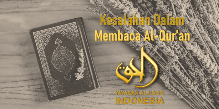 kesalahan dalam membaca al quran