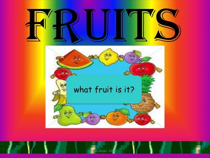 soal fruit and vegetable kelas 3 sd terbaru