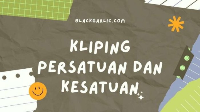 kliping persatuan dan kesatuan terbaru