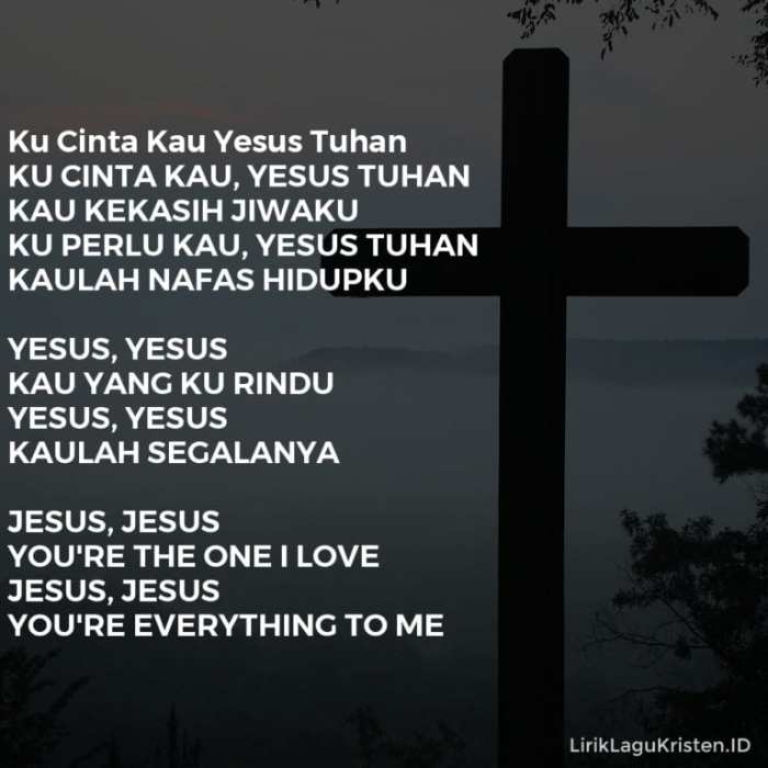 ku mau cinta yesus lirik terbaru