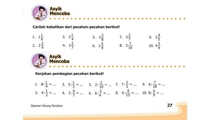 soal pembagian pecahan kelas 6