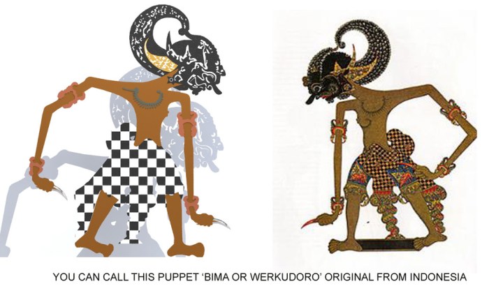 gambar wayang bima bungkus