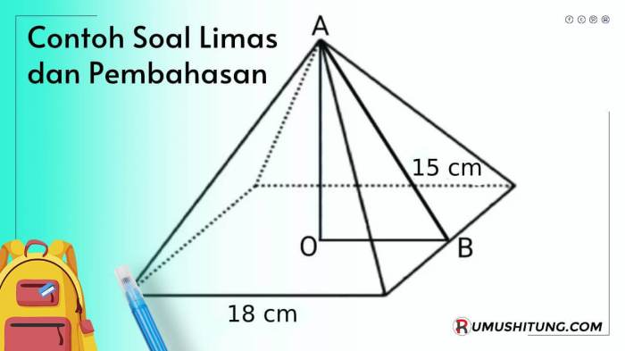 soal luas permukaan limas segitiga terbaru