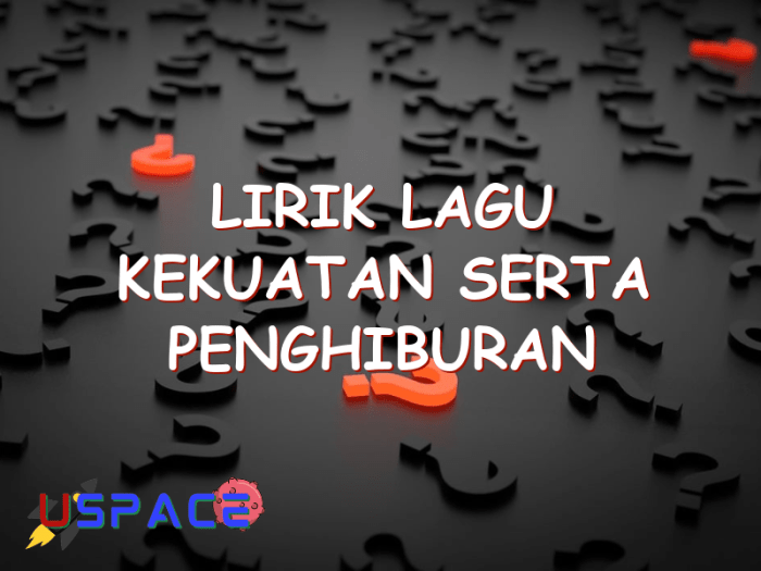 kekuatan serta penghiburan lirik