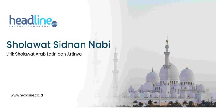 sidnan nabi syekh abdul qodir lirik