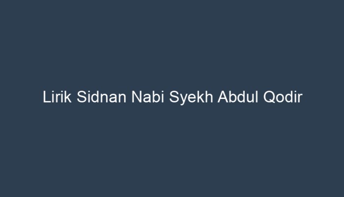 nabi abdul assegaf