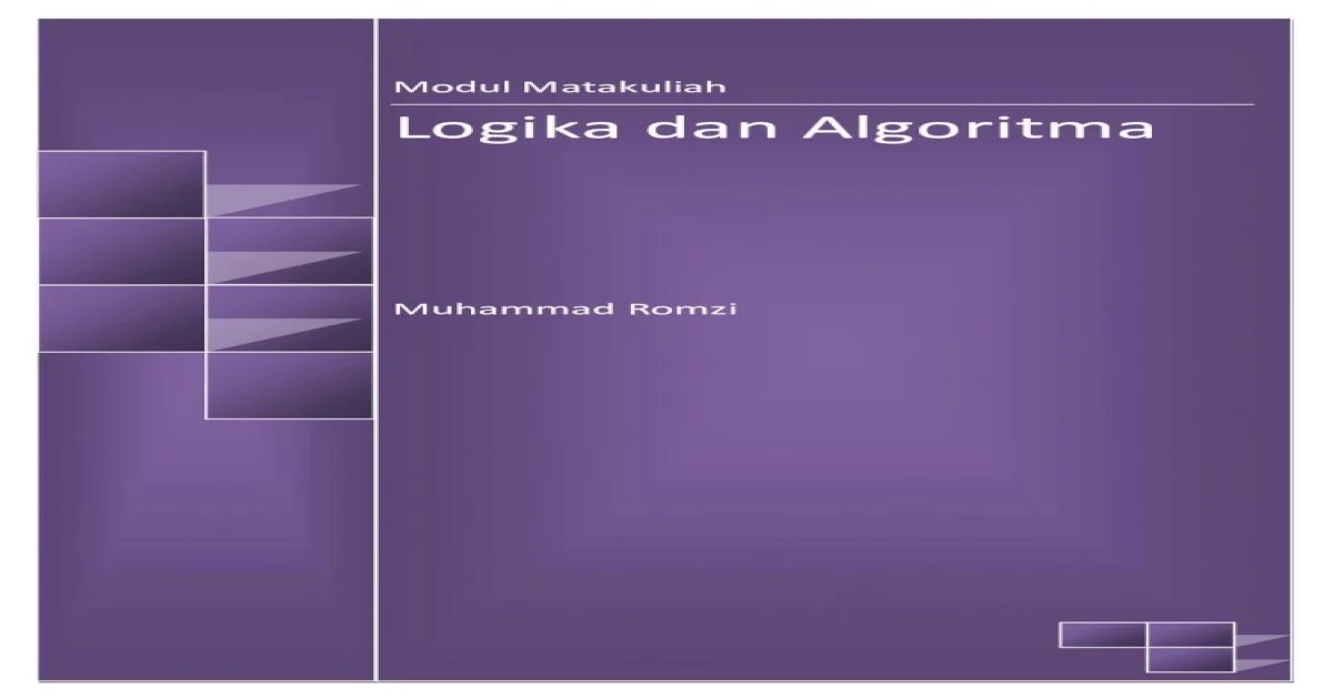 apa yang dimaksud logika dan algoritma terbaru