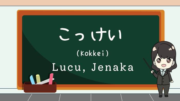 bahasa jepang lucu plesetan terbaru