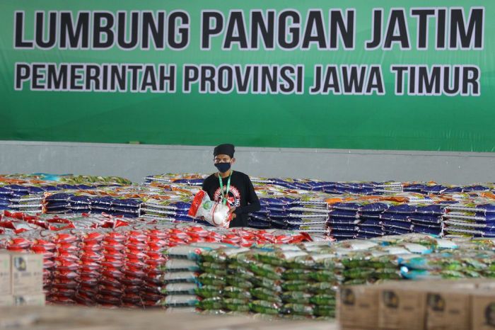 Pertanian produksi pangan hasil meningkatkan