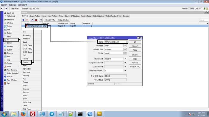 cara setting hotspot mikrotik terbaru