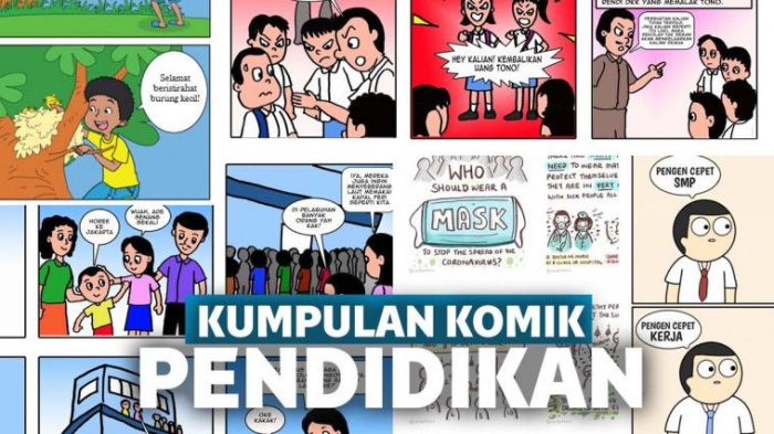 contoh komik tentang pendidikan terbaru