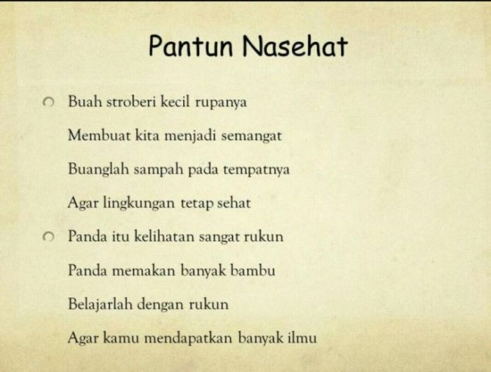 pantun bahasa inggris tentang pendidikan