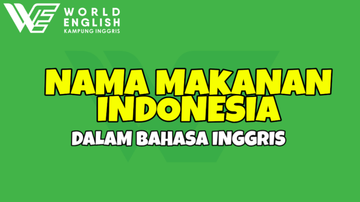 inggris resep makanan