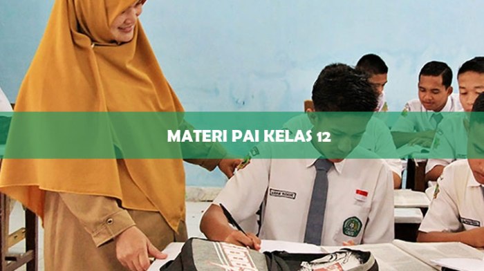 materi pai kelas 12 semester 2 terbaru