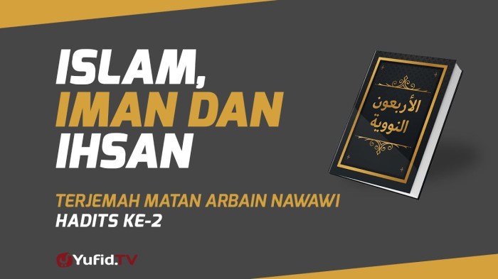 hadits tentang iman islam dan ihsan