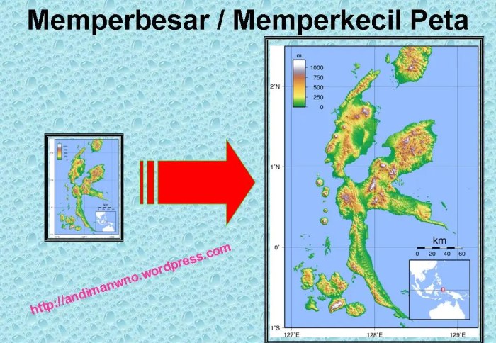 memperbesar dan memperkecil peta terbaru